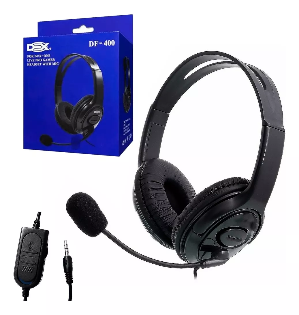 Headset com microfone para xbox 360 para jogar online em Promoção