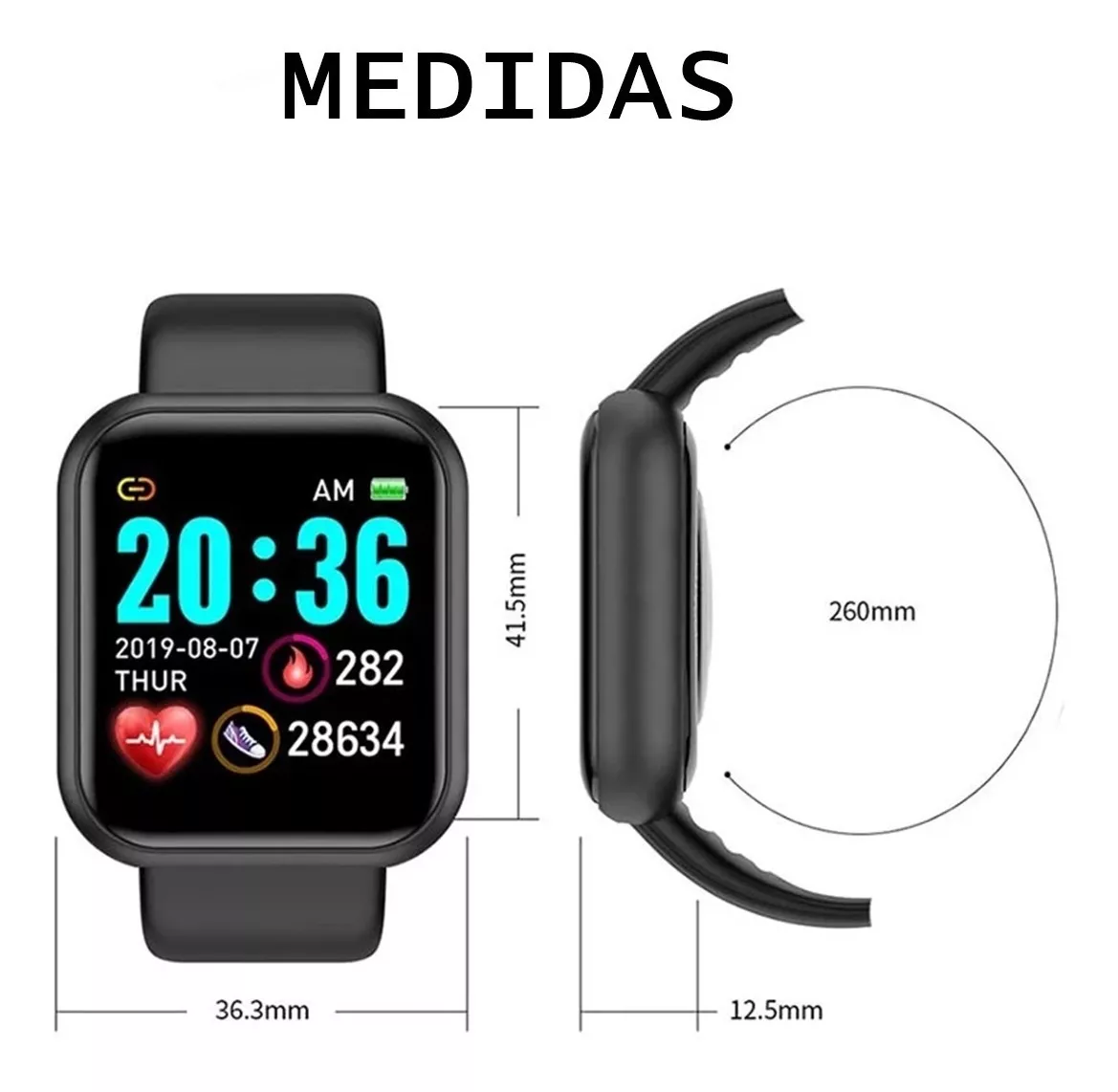 Relógio Inteligente Smart Watch D20 Pro 3.0 - Oferta Exclusiva!