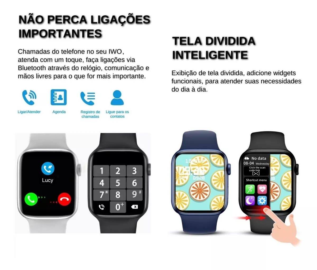 Como configurar o watch 8 ultra smartwatch no aplicativo HryFine,  configurar watch call e muito mais 