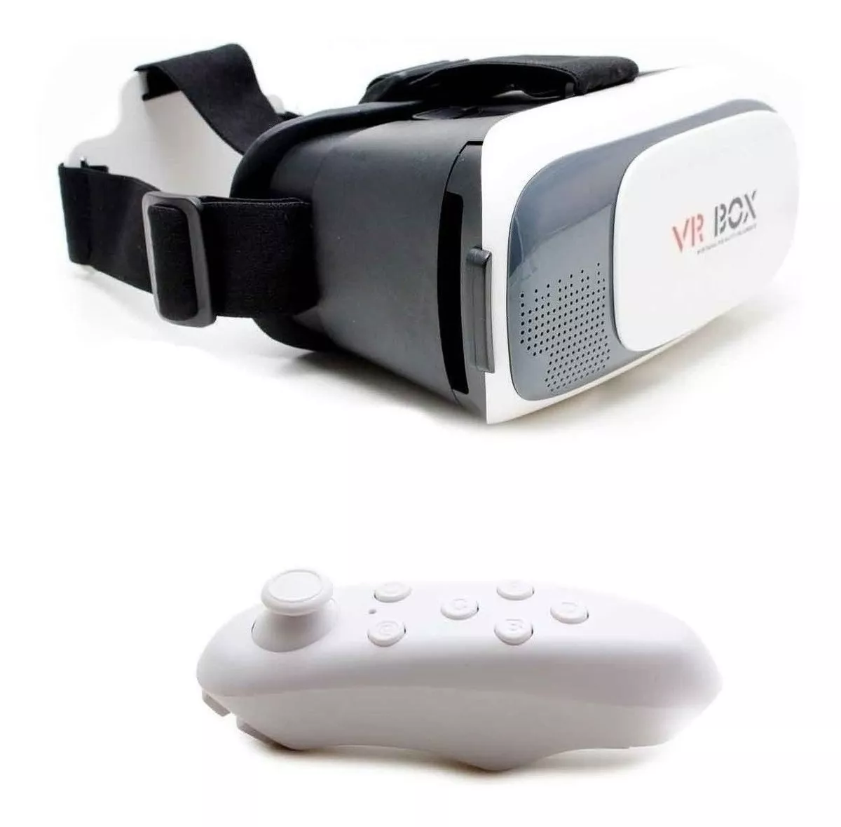 óculos vr 360 realidade virtual com fone de ouvido + controle de