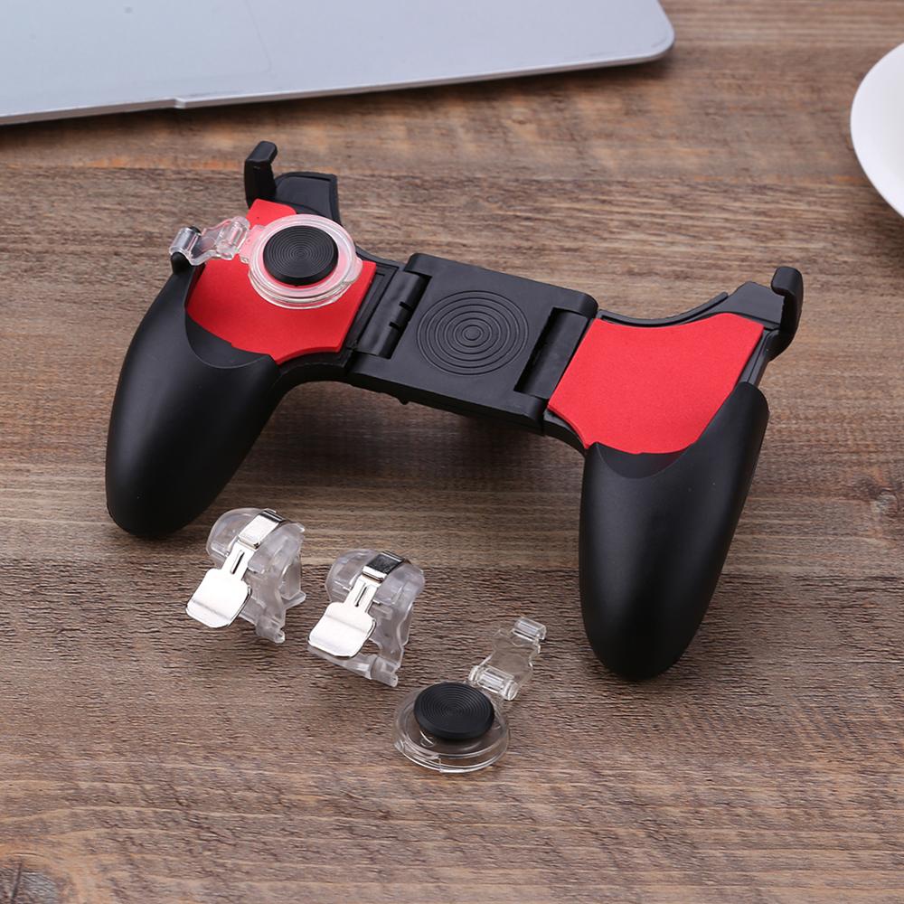 Suporte de Celular para Jogos Game Handle Manete Para Celular Gatilho FRE  FIRE PUBG L1 + R1