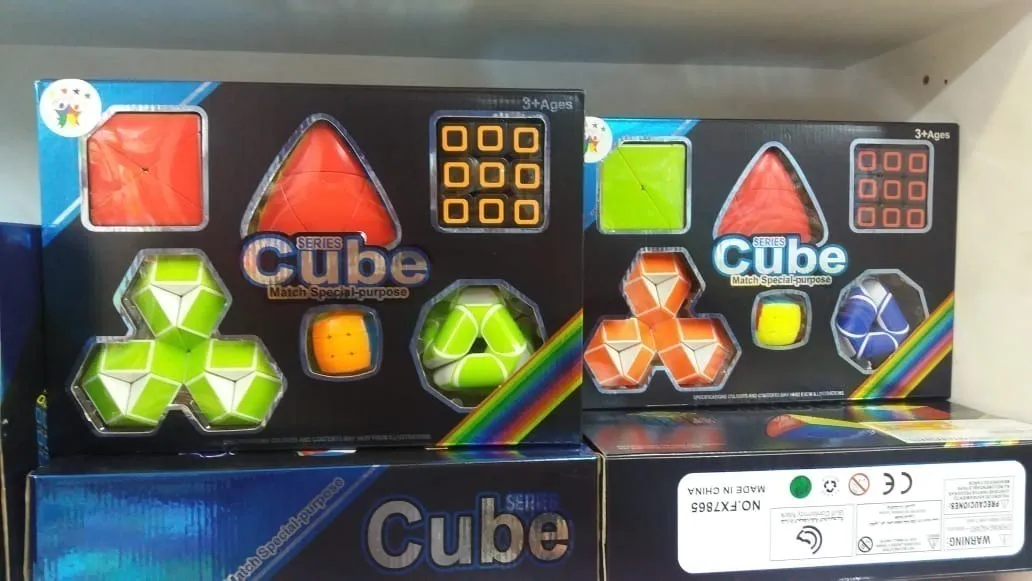 Kit 3 Pçs Cubo Mágico Formatos Diferentes Series Cube Special