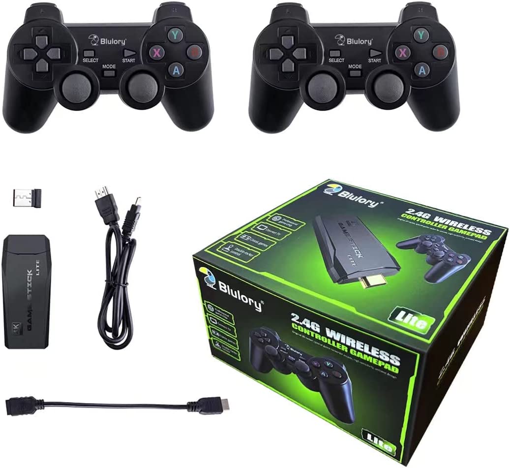 Vídeo Game Stick Box 4k Lite 2 Controles Sem Fio 10 Mil Jogos