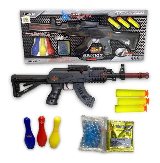 Brinquedo Arma Bolinha De Gel + Dardo Nerf Arminha Brinquedo