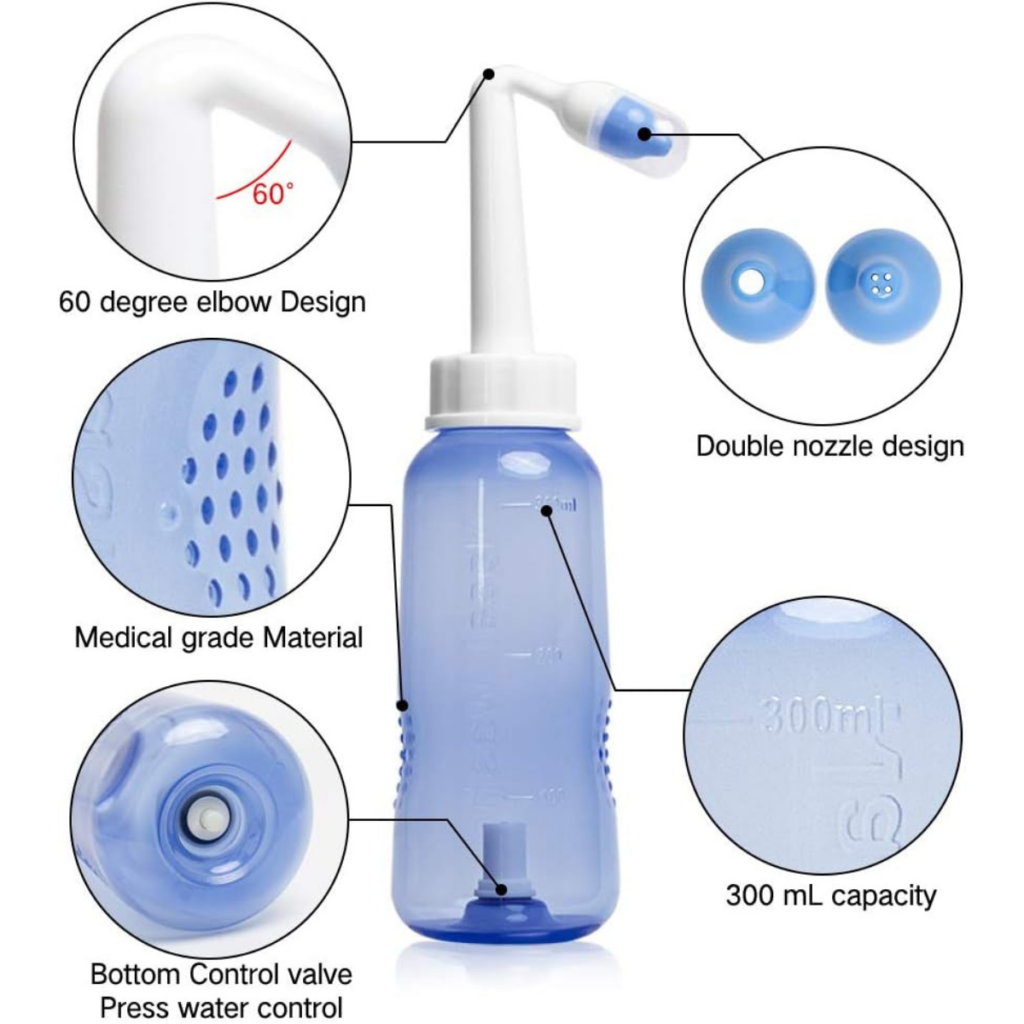 Sinusite Higienizador Ducha Nasal Lavador Lavagem Ml Cem Tecnologias